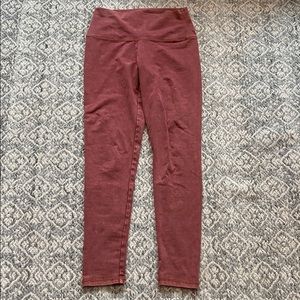 Faded red lounge leggings